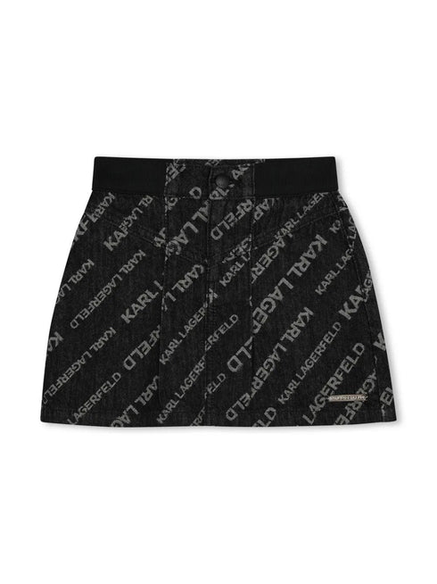 KARL LAGERFELD MONOGRAM SKIRT